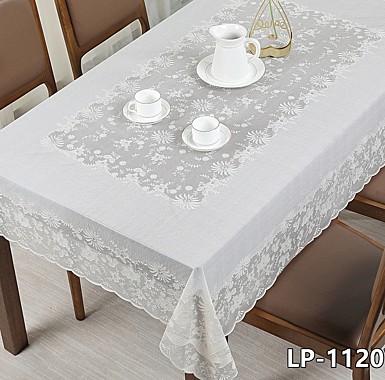 Клеенка столовая Grace Лейс 1,37х18,2м (10 скатертей 137*182 см) LP-1120VP