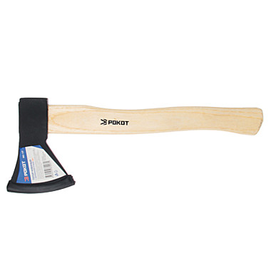 Топор РОКОТ 500г кованый с деревянной ручкой 