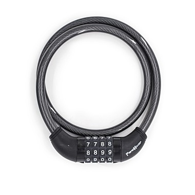 Замок велосипедный тросовый кодовый, перекодируемый 10х800мм 70-0-946