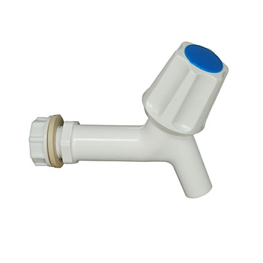 Кран пластиковый водоразборный с креплением 61-0-058