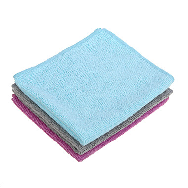 Набор салфеток VETTA из микрофибры, для кухни 3 шт, махровые, 30х35см, 3 цвета, 3830-22