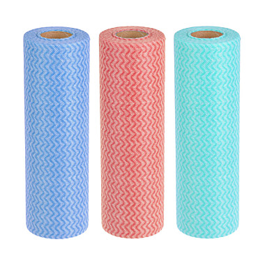 Набор салфеток VETTA из вискозы 30шт в рулоне, 21х30см