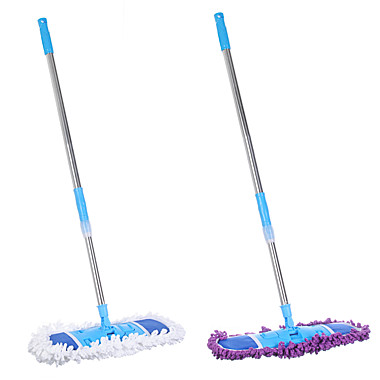 Швабра VETTA с насадкой из микрофибры, пластик, телескоп. черенок орк., металл, 12x42см