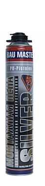 Пена монтажная BAU MASTER ПРО SILVER 65л 950гр