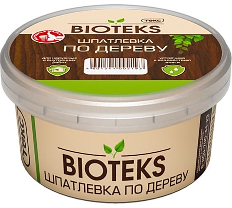 Шпатлевка BIOTEKS по дереву ПРОФИ 0,25кг белая ТЕКС 20057