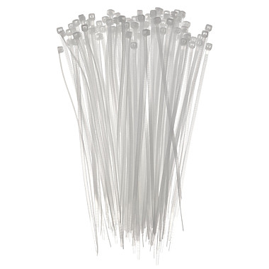 Хомут  пластм 150*2,5мм белые (100шт в уп) 47-2-150