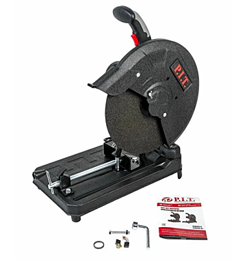 Электропила дисковая P.I.T. PCM355-C отрезная по металлу (2400Вт 355мм диск 3800 об/мин прямой прив)