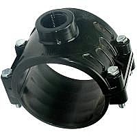 Хомут для врезки в водопровод 75х1