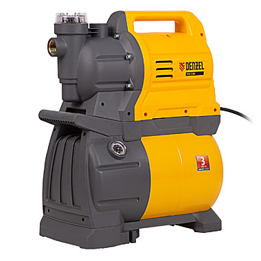 Насосная станция PSХ1300, Х-Pro, 1300 Вт, 4500 л/ч, ресивер 24 л, подъем 48 м Denzel/97213