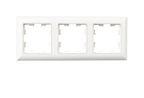 Рамка 3-м BRITE РУ-3-Бр бел/бел IEK BR-M32-12-K01