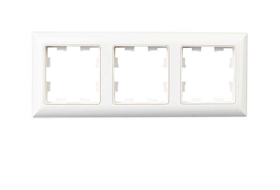Рамка 3-м BRITE РУ-3-Бр бел/бел IEK BR-M32-12-K01