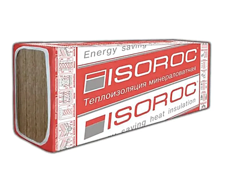 Утеплитель ISOROC Ультралайт Л-33 1200х600х50мм (5,76м2/0,288м3, 8шт/уп)
