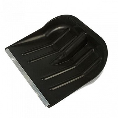 Лопата снеговая пластиковая без черенка (d-32мм) 40х40см №2 черная Нижний Новгород