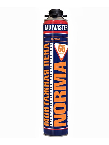 Пена монтажная BAU MASTER NORMA профи 65л Зимняя 850гр